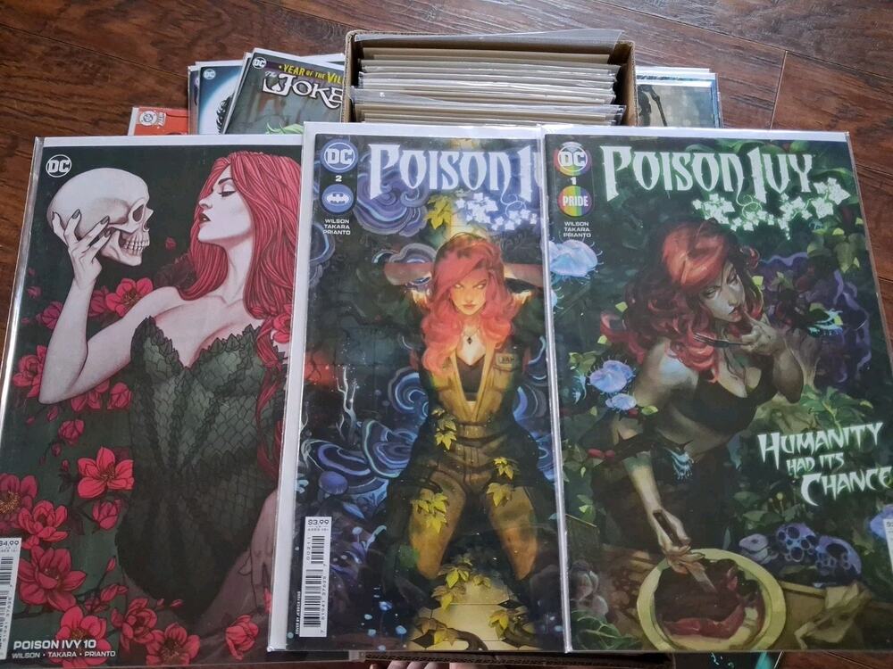 Poison Ivy #1-2, And #10 Cover B Jenny Frison Variant Lot Of 3 NM DC Comics